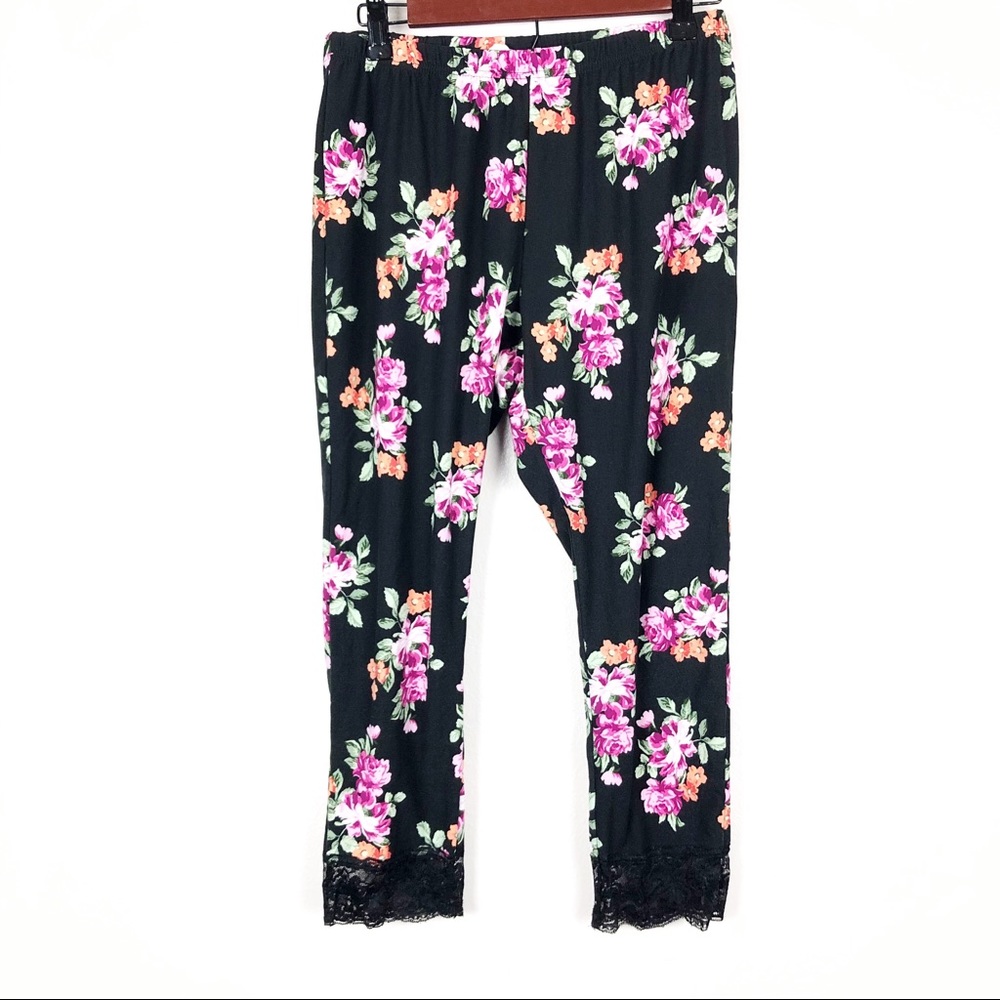 Ultra flirt floral leggings cropped
